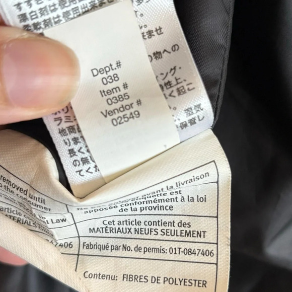 Eddie Bauer Black Quilted Jacket - Picture 5 of 7